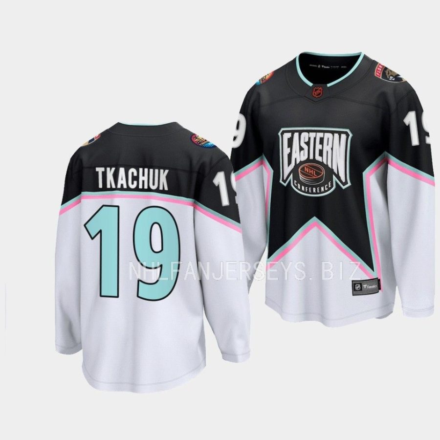 matthew tkachuk panthers black 2023 nhl all star eastern conference jersey