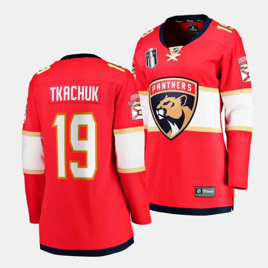 matthew tkachuk panthers red 2023 stanley cup final women jerseys