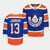 mattias janmark oilers 2023 nhl heritage classic youth royalpremier player jersey