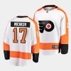 matvei michkov flyers white away 2023 nhl draft breakaway playerjersey