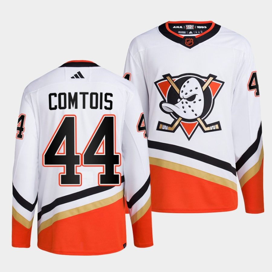 max comtois ducks white 2022reverse retro 2.0 authentic primegreen jersey