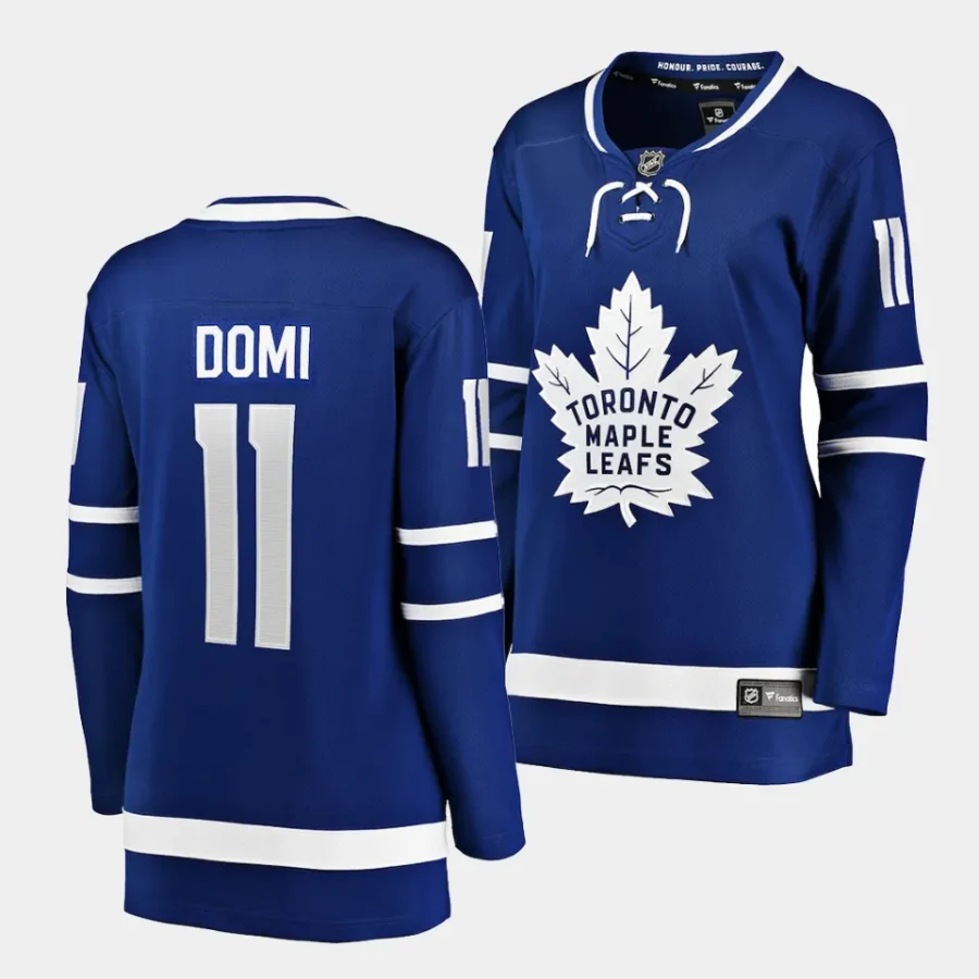 max domi maple leafs blue home women jerseys