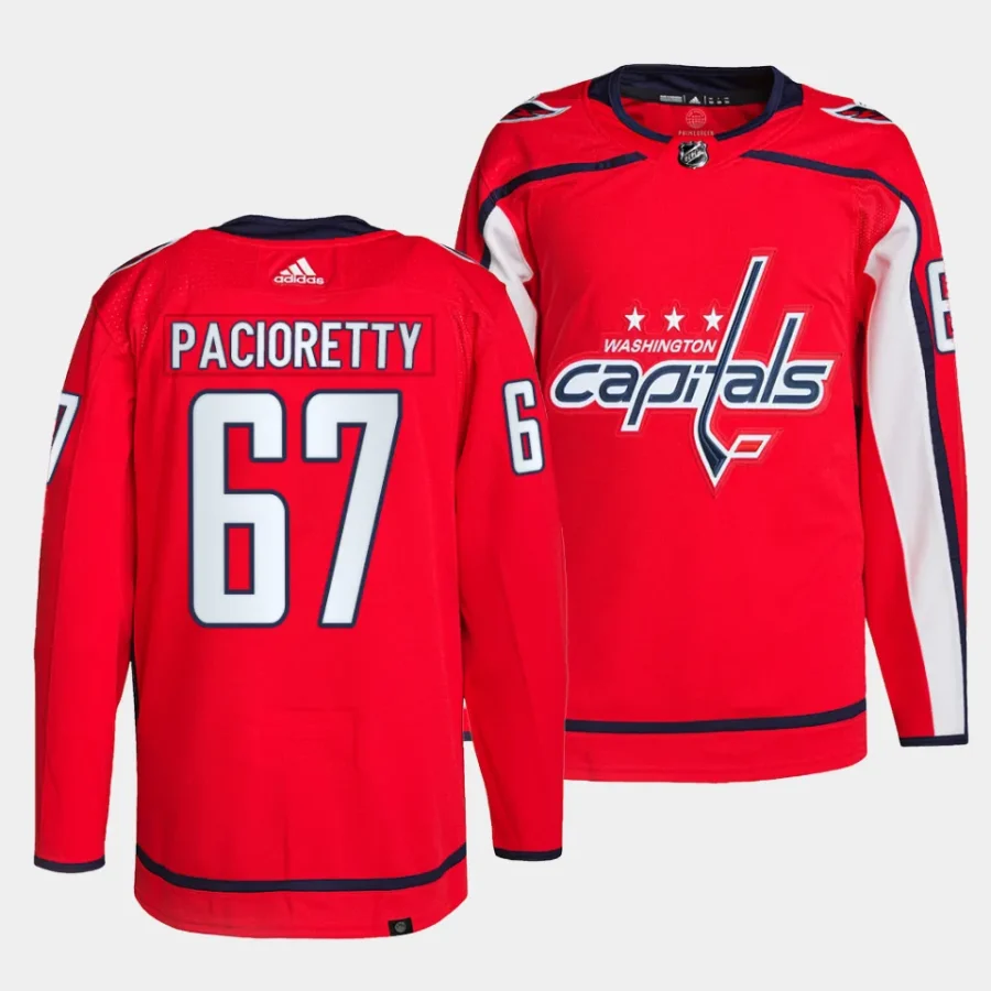 max pacioretty capitals red home authentic pro jersey