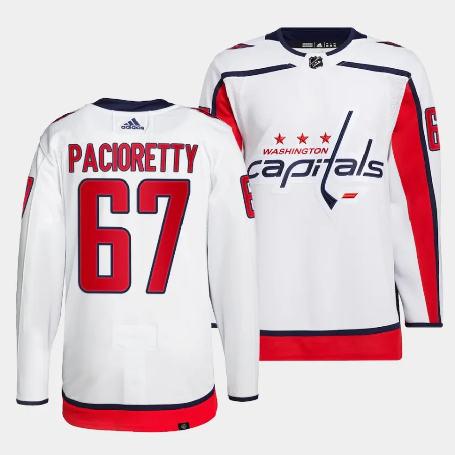 max pacioretty capitals white away authentic pro jersey