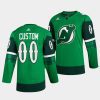 men devils custom green st patricks day jersey