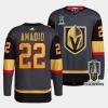 michael amadio vgk 2023 stanley cup champions gray authentic alternate men jersey