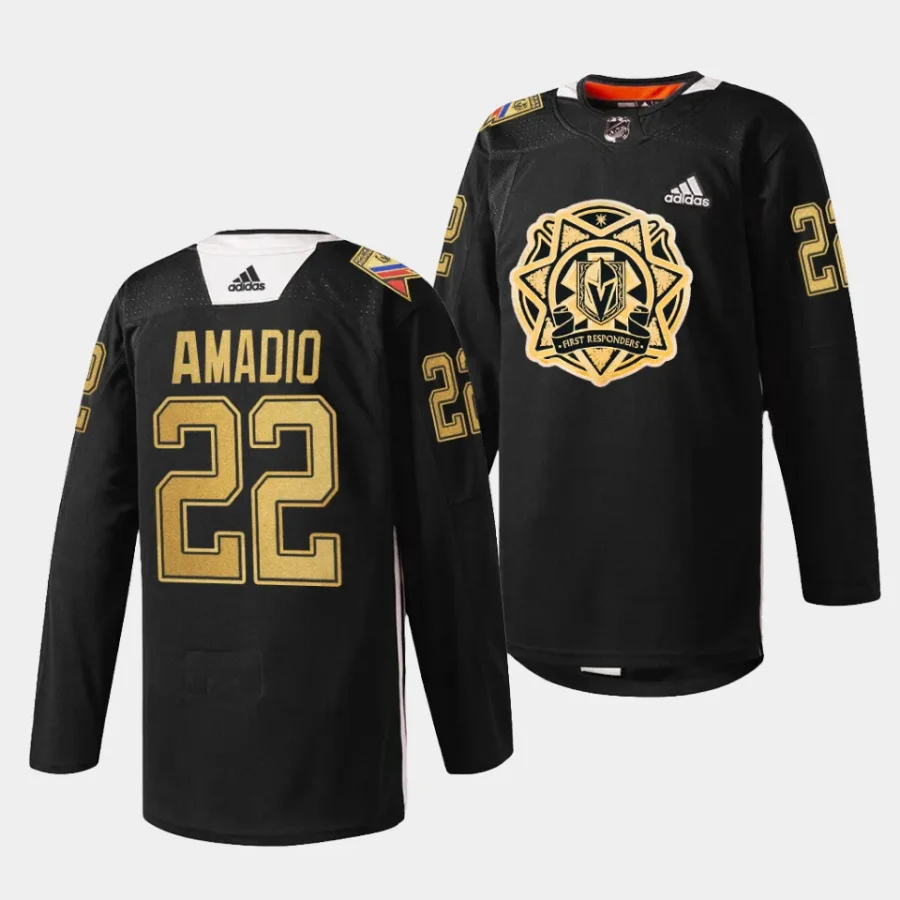 michael amadio vgk 2024 first responders black jersey