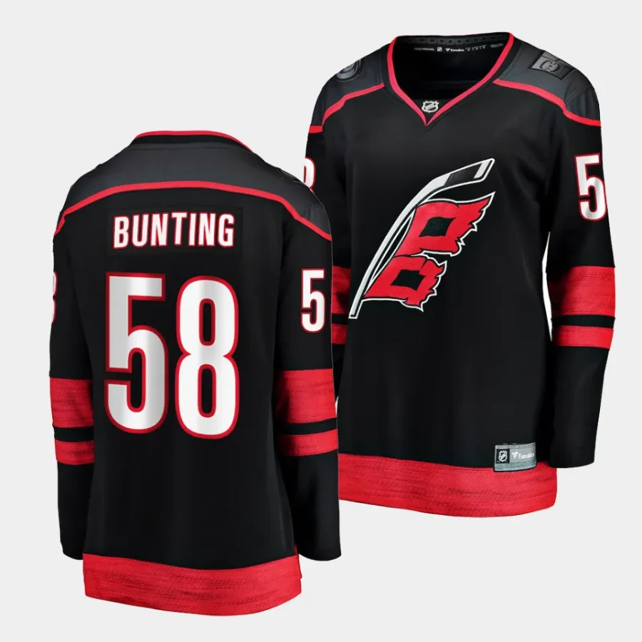 michael bunting hurricanes black home women jerseys