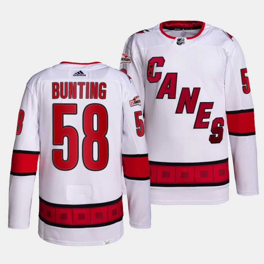 michael bunting hurricanes white away authentic pro jersey