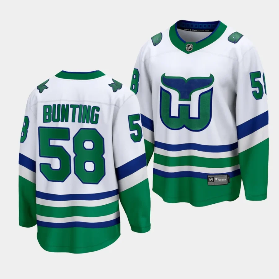 michael bunting hurricanes white whalers premier breakaway jersey