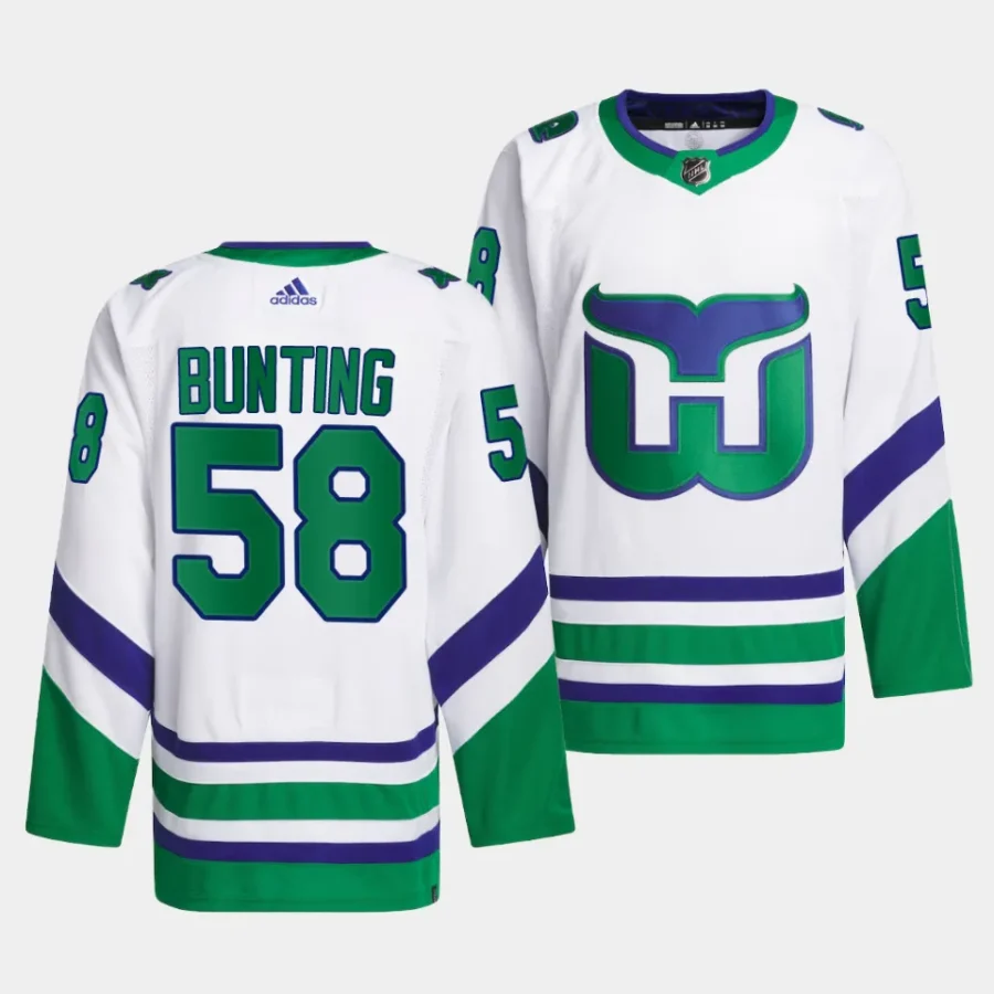 michael bunting hurricanes white whalers primegreen jersey