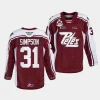 michael simpson peterborough petes maroon 2023 ohl champions memorial cup jersey