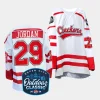 michal jordan charlotte checkers 2024 queen city outdoor classic whiteahl replica jerseys