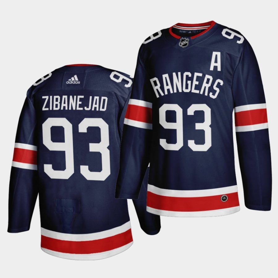 mika zibanejad rangers navy 2021 reverse retro authentic jersey