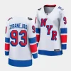 mika zibanejad rangers white 2024 nhl stadium series breakaway player womenjersey