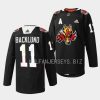 mikael backlund flames black 2023indigenous celebration night warmup jersey