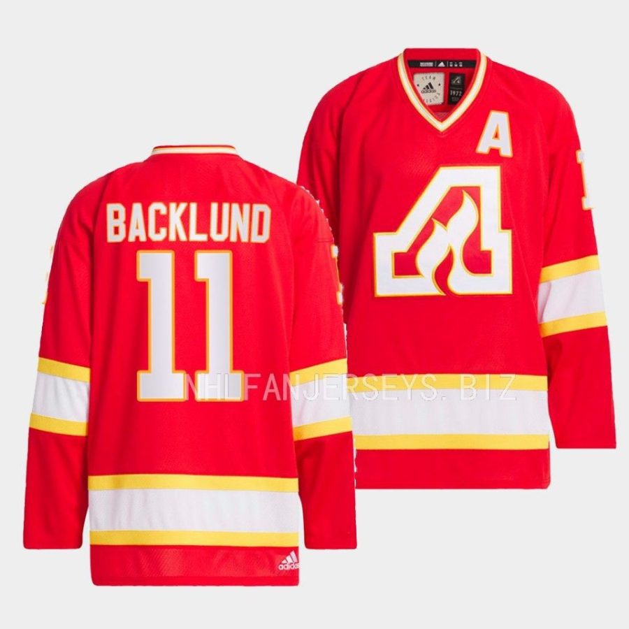 mikael backlund flames red team classics 1973 hockey jersey