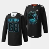 mike hoffman sharks black 2023warriors special edition jersey