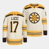 milan lucic bruins cream 2023 24100th anniversary primegreen authentic playerjersey