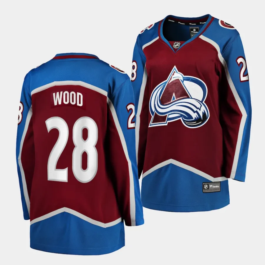 miles wood avalanche maroon home women jerseys