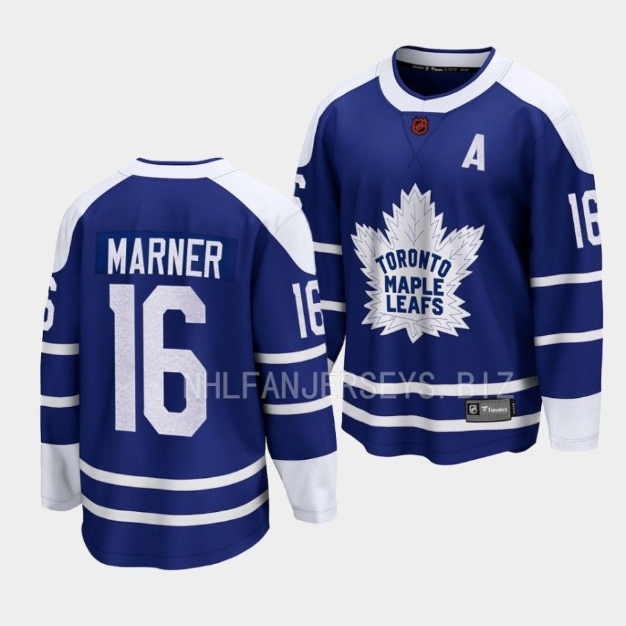 mitch marner maple leafs blue 2022special edition 2.0 breakaway jersey