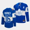 mitch marner maple leafs royal 2024 nhl all star patch authentic throwback jersey