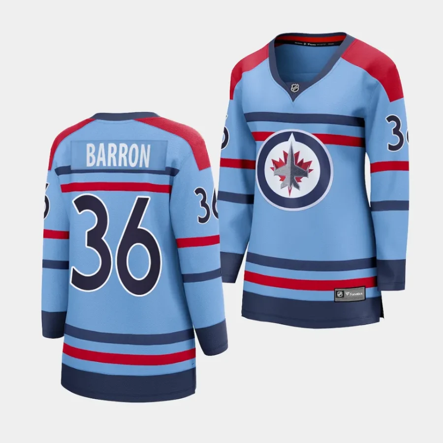 morgan barron jets light blue rcaf centennial women jerseys