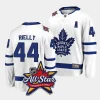 morgan rielly maple leafs white 2024 nhl all star patch away jersey