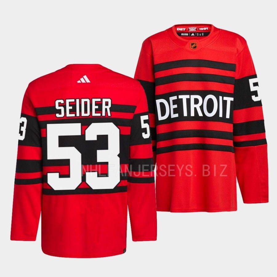 moritz seider red wings red 2022reverse retro 2.0 authentic pro jersey