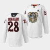 nathan beaulieu ducks warmup 2022dia de muertos night white jersey