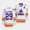 nathan mackinnon colorado rockies white team classic 1977 hockey jersey