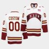 ncaa custom college hockey white premier jersey