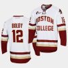 ncaa matt boldy college hockey white replica jersey