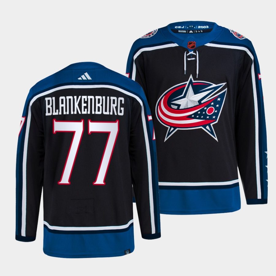 nick blankenburg blue jackets navy 2022reverse retro 2.0 authentic primegreen jersey