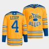 nick leddy blues yellow 2022reverse retro 2.0 authentic primegreen jersey