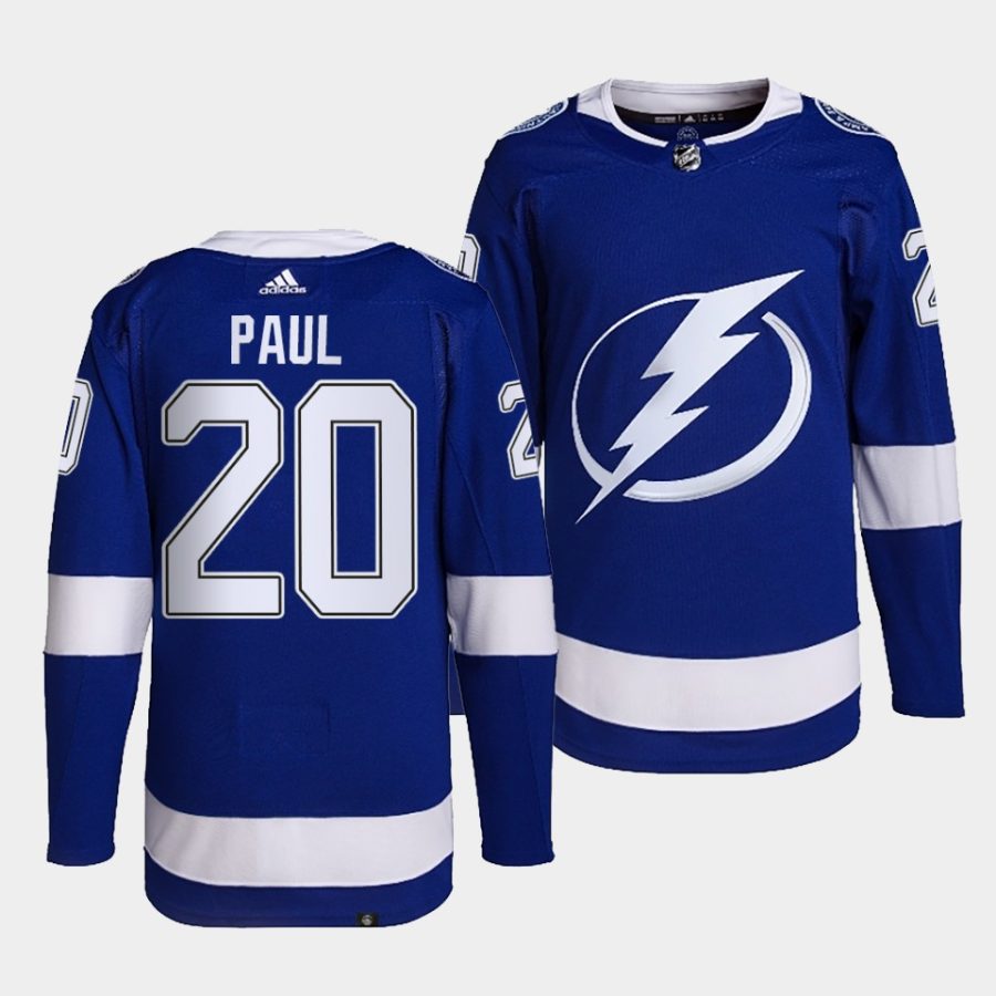 nick paul lightning blue 2022home primegreen authentic pro jersey