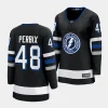 nick perbix lightning black alternate women jerseys