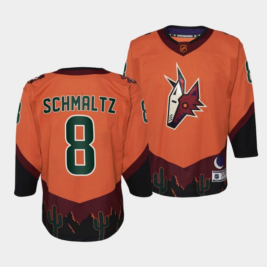 nick schmaltz coyotes 2022special edition 2.0 youth orange jersey