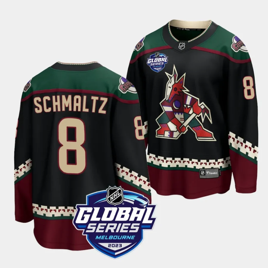 nick schmaltz coyotes black 2023 global series home jersey