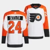 nick seeler flyers white 2023 24authentic away jersey