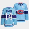 nick suzuki canadiens blue 2022reverse retro 2.0 authentic primegreen jersey