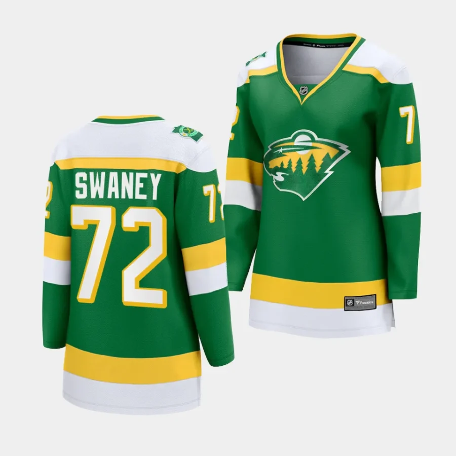 nick swaney wild green alternate women jerseys