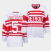 nicklas lidstrom red wings white retro vintage jersey