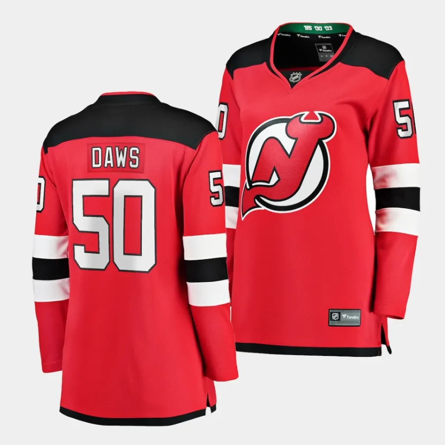 nico daws devils red home women jerseys