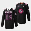 nico hischier devils black 2022hispanic heritage night warmup jersey