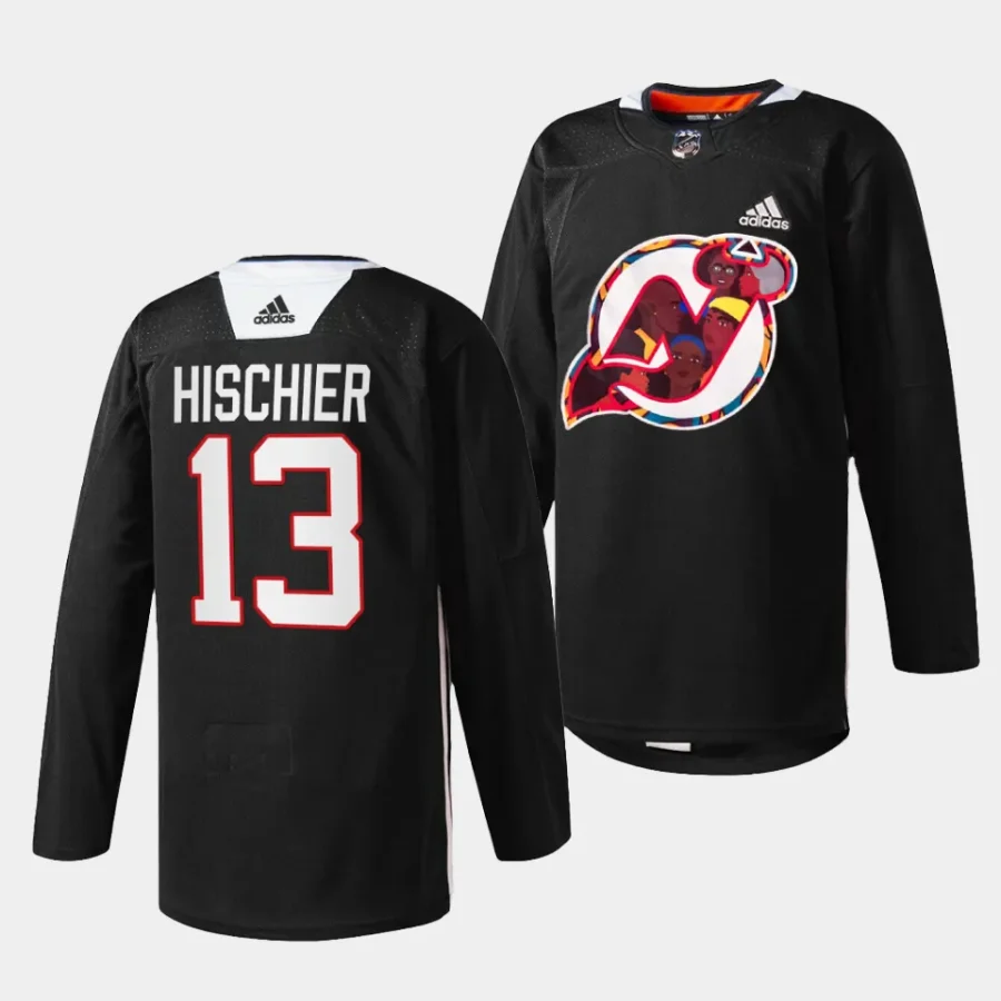 nico hischier devils black 2024 black history celebration specialty jersey