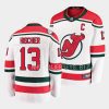 nico hischier devils white 2022 23heritage premier jersey