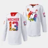 nico hischier devils white 2023 pride night special jersey