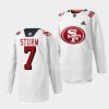 nico sturm sharks specialty warm up 202249er mash up white jersey