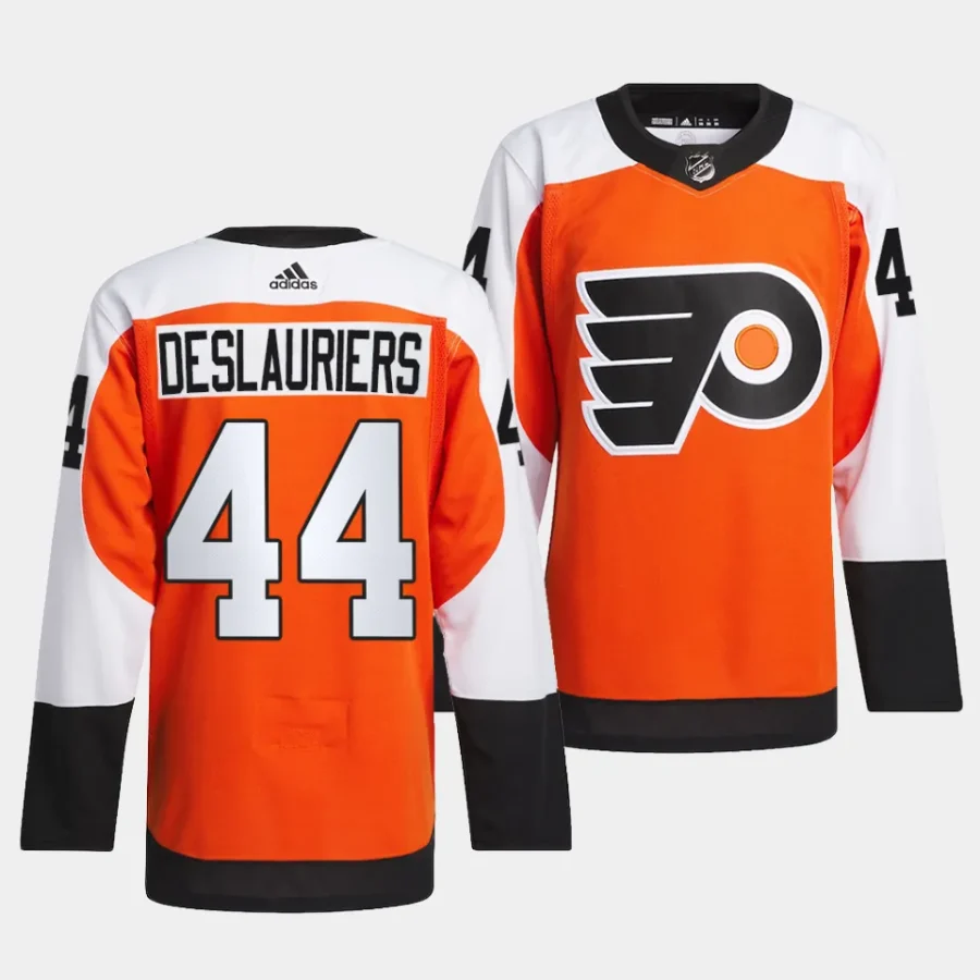 nicolas deslauriers flyers burnt orange 2023 24authentic home jersey